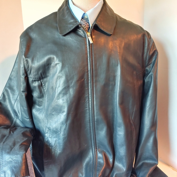mens 2xlt leather jacket